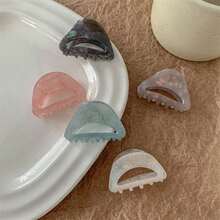 Ins极简风优雅发夹镂空美人鱼渐变色百搭发夹适合刘海或后脑勺 - 顏色B - 查看 1