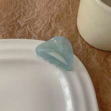 Ins极简风优雅发夹镂空美人鱼渐变色百搭发夹适合刘海或后脑勺 - 顏色B - 查看 7