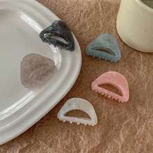 Ins极简风优雅发夹镂空美人鱼渐变色百搭发夹适合刘海或后脑勺 - 顏色B - 查看 3