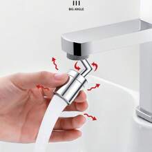 水龍頭通用延長件,起泡,防濺裝置,豪華,浴室,長,水龍頭連接器 - 灰色 - 查看 8