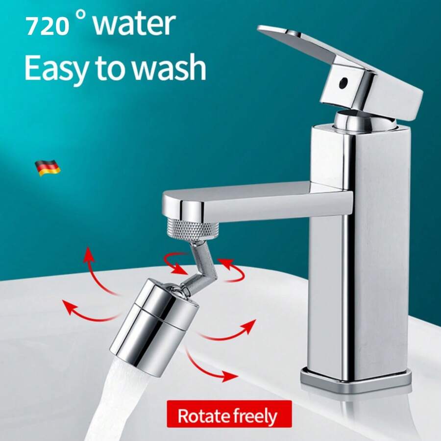 水龍頭通用延長件,起泡,防濺裝置,豪華,浴室,長,水龍頭連接器 - 灰色 - 查看 1