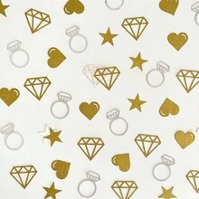 7g/Pack Valentine'S Day Diamond Heart Shaped Wedding Proposal Themed Confetti Sprinkles - Diamond Ring Love Throwing Confetti - View 4