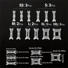 12pcs Invisible Ring Size Adjusters For Loose Rings, Ring Guard & Ring Sizer, Must Have Wedding Ring Accessories - Transparent - View 8