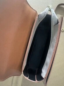 حقيبة كتف/حقيبة يد مربعة صغيرة بسلسلة تزيينية للإغلاق والفتح السريع فضفاضة، نسائية، نحيفة، من الجلد الكلاسيكي الأنيق، المربعة، مع نجوم، لحفلات العمل، الحفلات، نهاية الأسبوع، والعطلات، ضروريات السفر