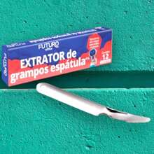 EXTRATOR DE GRAMPO ESPATULA FUTURO - Prata - Visão 2