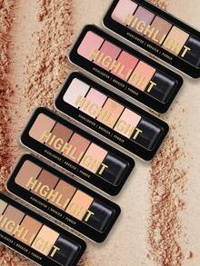 KIT DE 6 PIEZAS DE ILUMINADORES-HIGHLIGHT-BRONZER-POWDER - Multicolor - Ver 3