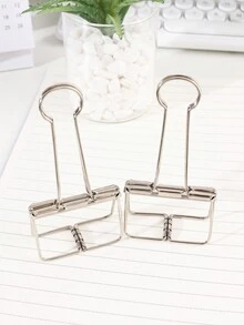 6入組大尺寸多功能收納盒裝彩色活頁夾,銀色,適用於學習和辦公室裝備 - 銀色 - 查看 3