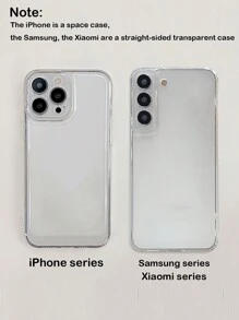 1pc Phone Case With Space Shell, Clouds And Stars Design And Lanyard, Compatible With Iphone, Compatible With Xiaomi, Compatible With Huawei, Compatible With Samsung (S2/S3), Transparent Protector,International Version, Not The Domestic Version - Blue - View 9