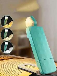 1入usb可充電書燈,便攜夾式閱讀燈,附有3種色溫和5種亮度,便攜式護眼夾式led書籤燈,適用於臥室、客廳、辦公室、學習、學生宿舍、床頭等場所的夜燈照明,是家庭和朋友的最佳禮物 - 彩色 - 查看 8