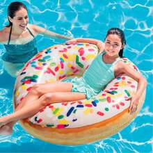 Schwimmring Donut weiß mit Streuseln 99x25 cm (+ 9 Jahre) - Motive sortiert random shipping (Intex 56263) - Verschiedenfarbig - Übersicht 11