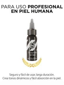 OUO Professional Tattoo Ink 1 Oz Safe, Organic  For Skin 30 Ml - Black - View 1