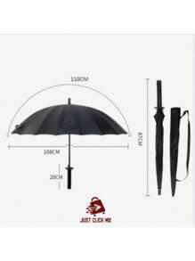 Paraguas Grande Estilo Katana Samurai - Negro - Ver 4