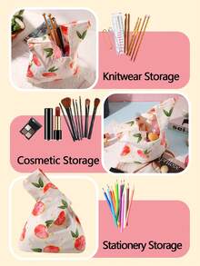 Fruit Print Multi-Functional Storage Bag - Multicolor - View 6