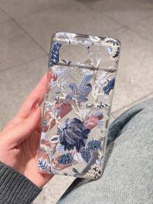 沙滩主题 1 件装 龙年图案 TPU 彩绘手机壳，兼容 /Galaxy，国际版，非国内版 - 彩色 - 查看 2