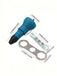 1入組246入組電動鑽頭工具套裝,多功能螺絲刀組合套裝,適用於家庭和建築,專業木材鑽孔鑽頭套裝,是送給男友的禮物。 - 藍色 - 查看 3