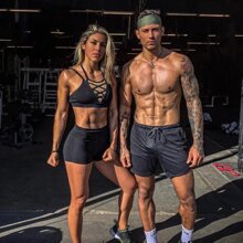 SHORT CON LICRA NEGRO - Negro - Ver 3