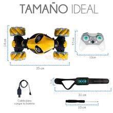 1 Pieza Carro de Control Remoto 4WD Todo Terreno, Pulsera de Control Sensor de Gestos - Amarillo Mostaza - Ver 4