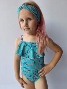 Baby Girls Beachwear - màu xanh lá - Xem 1