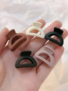 10 件装女孩随机颜色可爱、活泼、百搭时尚发夹适合日常使用 - 彩色 - 查看 3