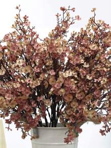 3PCS Artificial Babysbreath Flowers Bouquet Wedding Decoration, Home, Dining Room, Bedroom, Vase Decoration, Holiday Birthday Party Accessories, Wedding Scene Scenery Decoration, Flowers, Valentine's Day Gifts, New Year DIY Materials, Valentine Day, Gift Graduation