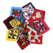 7入組女式時尚花卉印花頭巾/嘻哈街舞口罩/戶外運動透氣抗菌方巾,54x54公分 - 彩色 - 查看 8