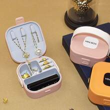1入組迷你便攜式珠寶收納盒,防水且可拆式