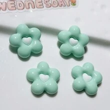 10 件裝混合獨角獸和卡通人物樹脂 Diy 兒童首飾配件、奶油膠手機殼、髮夾、磁鐵材料 - 愛心花兔 - 查看 9