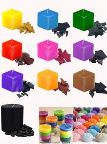 10色每色5克diy蠟染劑蠟染顏料,用於製作香氛蠟燭或皂顏料 - 紅色 - 查看 1