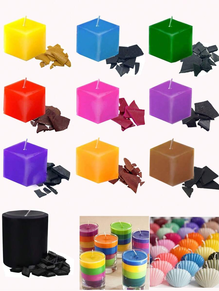 10色每色5克diy蠟染劑蠟染顏料,用於製作香氛蠟燭或皂顏料 - 紅色 - 查看 1