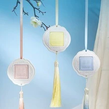 石膏車用香薰固體芯片（唐風）車掛飾品 - SKU-02-茵萊禪桂 [濃濃桂花香]1 - 查看 2