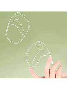 2入組帶膠黏貼的矽膠前脚墊，減輕女士高跟鞋的腳疲勞，緩解疼痛和防止磨腳，適用於鞋子有點大或磨腳的情況 - 均碼 - 查看 4