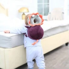 1pc Baby Anti-Fall Head Protection Pillow For Infant & Toddler Learn To Walk, Headgear For Protection, Walking Learning Assistant - Pink - View 2