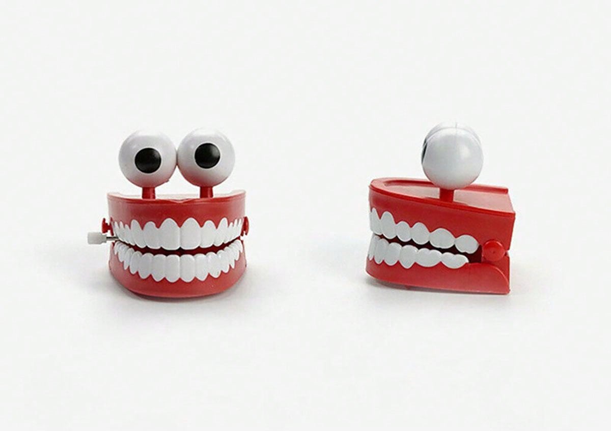 1pcFunny Big Teeth, Clockwork Teeth, Creative New And Unique Prank