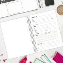 Caderno Colegial De Profissões Ciências Contábeis - Rose Gold - Visão 8