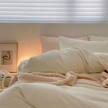 Thickened And Antistatic Milk Velvet Solid Color Single Duvet Cover, Winter Comforter Cover - Orange - View 8