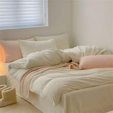 Thickened And Antistatic Milk Velvet Solid Color Single Duvet Cover, Winter Comforter Cover - Orange - View 1