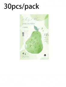 30入組可愛水果主題便條紙-適用於書寫和提醒 - 彩色 - 查看 6