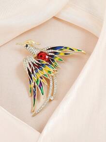 rakol 1件時尚合金鳳凰形狀領針,長尾巴,男女皆宜,適用於日常、派對和宴會 - 胸針 - 查看 9