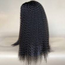 進口合成纖維短款自然波浪假髮,中分合成髮假髮,20英寸自然柔軟頭髮低溫纖維假髮,適用於女性日常派對使用