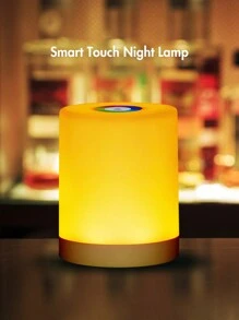 1pc Led Colorful Atmosphere Rechargeable Night Light, Suitable For Bedroom, Night Feeding, And Touch Control. Comes With 1pc Data Cable - Led Colorful Atmosphere Lights - View 1