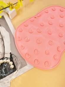 1pc Back Scrubber Pad With Suction Cup, Multi-Functional Foot Rubbing Pad - Pink - View 7