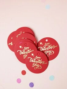 Tag Bungkus Kado - Merah - View 4