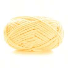 1 Pieza 50g Hilo Grueso Suave Y Cálido Para Tejer Y Hacer Ganchillo, Material Para Ropa De Muñecas, Zapatos Y Regalos
