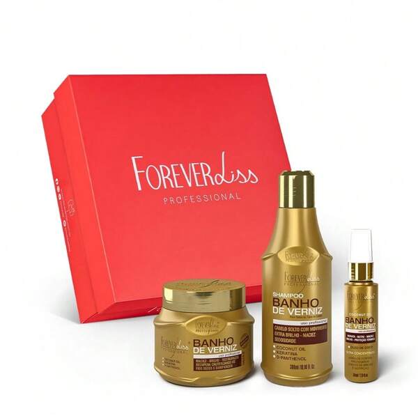 FOREVER LISS Kit Presente Banho De Verniz Forever Liss