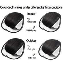 1pc Bangs Hair Clip In Bangs For Girls Synthetic Clip In Air Extensions For Daily Use Hair Accessories - Black - View 8