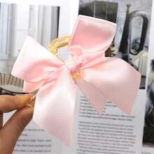 3件装新款发夹春夏时尚头饰蝴蝶结发饰大后脑勺发爪网红马尾爪夹女 - 彩色 - 查看 7