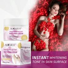 Crema blanqueadora de colágeno, áreas íntimas para la piel oscura, axilas, partes privadas, crema corporal para aclarar las axilas, cuidado de la piel - Blanco - Ver 4