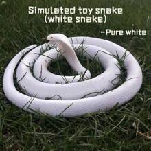 1pc Creative Soft Rubber Realistic Doll Snake, Simulation Cobra Model Ornaments, Scare Practical Jokes Props Best Gifts Birthday