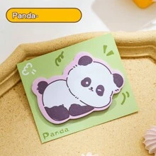 30張/包可愛動物造型便條紙,卡通便條紙具有很高的黏度,方便留言和重複貼 - 彩色 - 查看 3