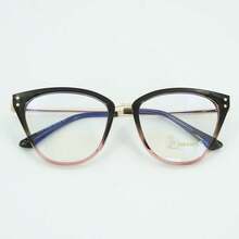 Lentes  Ojo De Gato Adecuado Para Uso Diario - Negro Y Cafe - Ver 3